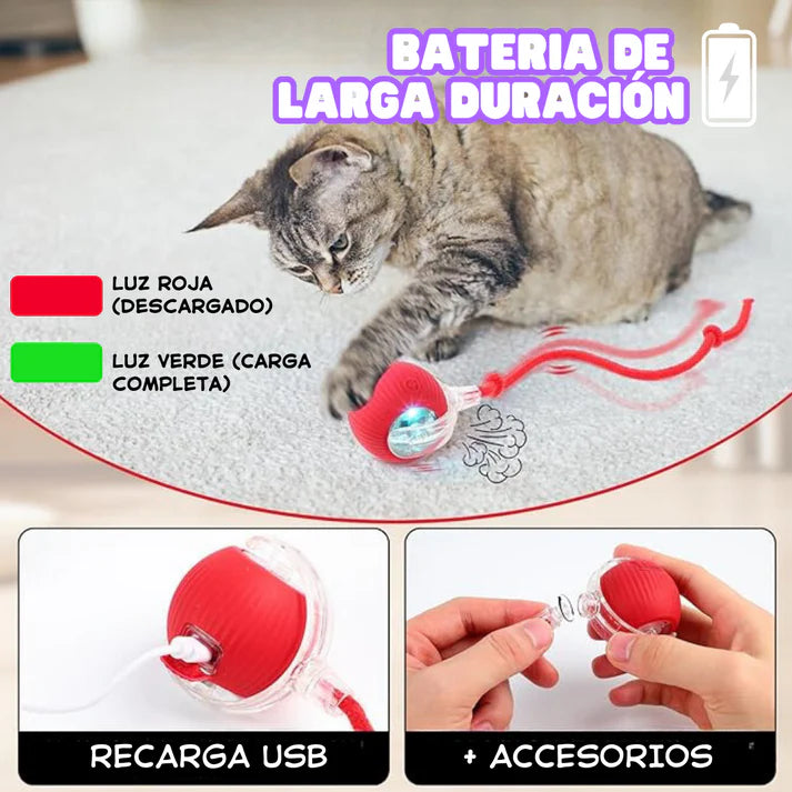Pelota Inteligente con sensor de movimiento para mascotas