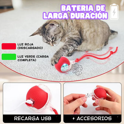Pelota Inteligente con sensor de movimiento para mascotas