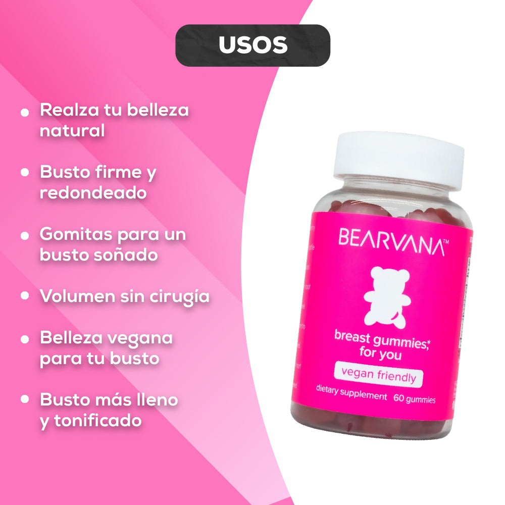 BEARVANA GOMITAS PARA AUMENTO DE BUSTO