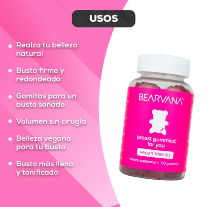 BEARVANA GOMITAS PARA AUMENTO DE BUSTO