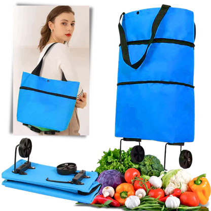 Carro de compras plegable multiuso