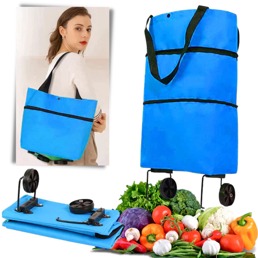 Carro de compras plegable multiuso