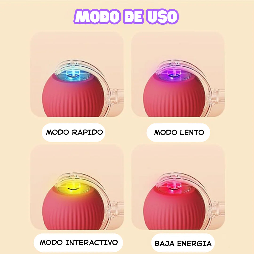 Pelota Inteligente con sensor de movimiento para mascotas