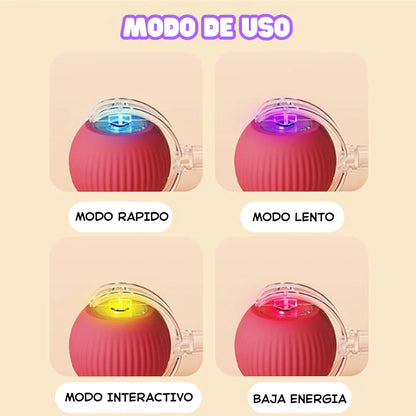 Pelota Inteligente con sensor de movimiento para mascotas